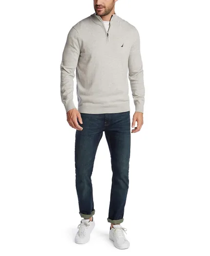 Vista 2 de Nautica Navtech - Suéter con cremallera de un cuarto para hombre