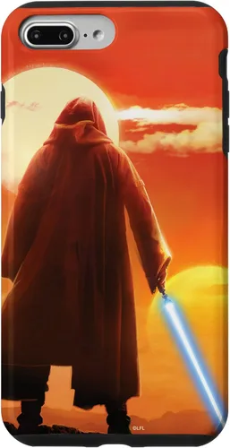 Vista 12 de Funda para iPhone 12 mini Star Wars Obi-Wan Kenobi Sable de luz Twin Suns