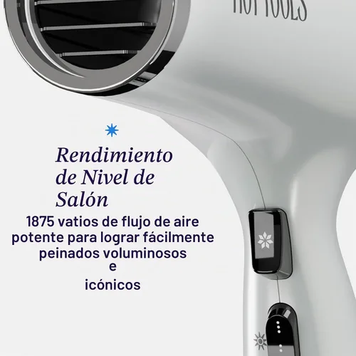 Vista 2 de Hot Tools Pro Artist 2400 Turbo Ceramic + Ionic - Secador de pelo Secado rápido, ligero