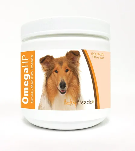 Vista 217 de Healthy Breeds Affenpinscher Omega HP - Masticables suaves para piel y pelaje, 60