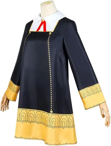 Vista 5 de FADALE Vestidos de disfraz de anime para Halloween, uniforme de cosplay para mujeres y niñas