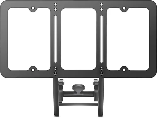 Vista 8 de Soporte para placa de matrícula modelo 3 2023-2017, altura ajustable y sin perforación, soporte para placa frontal con características antirrobo