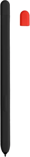 Vista 5 de kwmobile Funda de silicona compatible con Samsung S Pen - Funda protectora suave y flexible para tablet Pen - Negro
