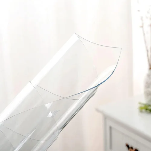 Vista 7 de Mantel transparente rectangular para mesa (11.8 x 71.7 in)