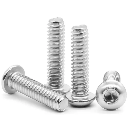Vista 32 de Tornillo de Cabeza de Botón M3-0.5x12mm con Enchufe de Casquillo, Tornillos M3 de 12mm Métricas, Tornillos Allen Hexagonales, Acero Inoxidable