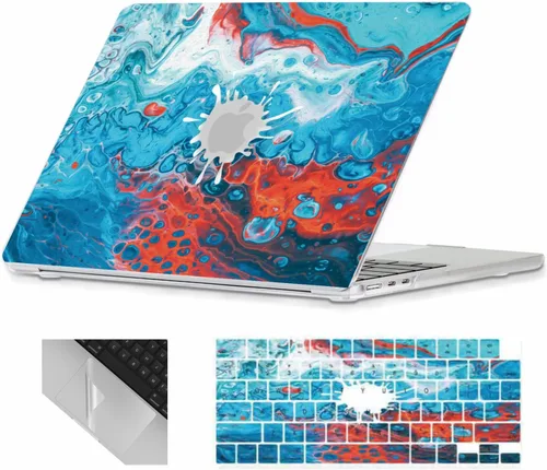 Vista 25 de Se7enline Funda compatible con MacBook Neo de 13 pulgadas 2026 A3404, diseño estético, bonita carcasa rígida femenina, cubierta de teclado