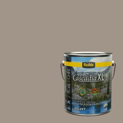 Vista 169 de Rodda Paint CASCADIA XL Pintura e imprimación satinada exterior en uno, cuarto de galón, abulón