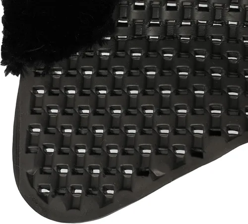 Vista 4 de Acavallo Piuma Air Release Featherlight Pad Cut-Out Eco Wool - Carbón con lana negra - AC188