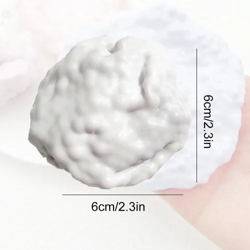 Vista 4 de Pelota antiestrés de uva al vacío, colorida bola estresante moldeable para adultos, bolas estresantes para apretar, juguetes con sonido para aliviar