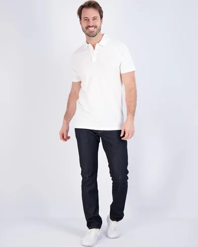 Vista 62 de Real Essentials Paquete de 3: Polo de manga corta de algodón para hombre, de secado rápido, transpirable, (disponible en tallas grandes y altas)