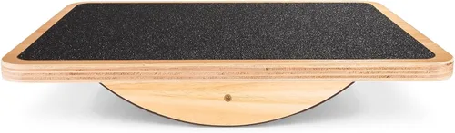 Vista 9 de StrongTek Wooden Balance Board, Basic Rocker or Advanced 360° Wobble Beginner-to-Advanced Options, Non-Slip Surface, Ankle Rehab, Physical