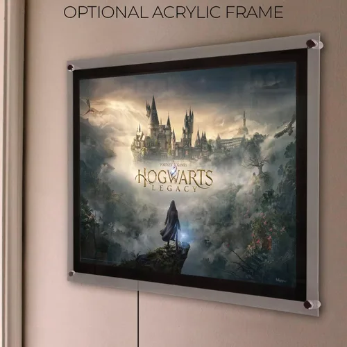 Vista 5 de MIGHTYPRINT Hogwarts Legacy - Obra de arte oficial – Mundo mágico de Harry Potter – Arte de pared duradero de 17 x 24 pulgadas – No hecho de papel