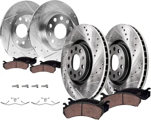 Vista 14 de Detroit Axle - Pinza de freno de disco del lado del conductor trasero de repuesto de pastillas de freno de cerámica para Lexus HS250h 2010 2011 2012
