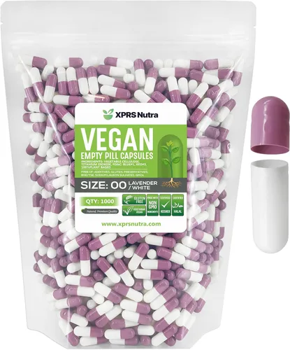 Vista 20 de XPRS Nutra Cápsulas vacías de tamaño 00 – 100 cápsulas veganas vacías – Pastillas vacías vegetarianas – Relleno de cápsulas vegetales DIY