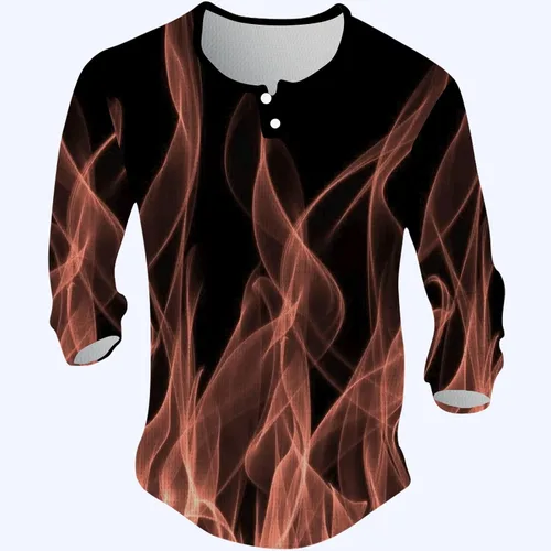 Vista 2 de Sudadera con cuello redondo para hombre, suéter divertido de manga larga,camisetas deportivas ligeras