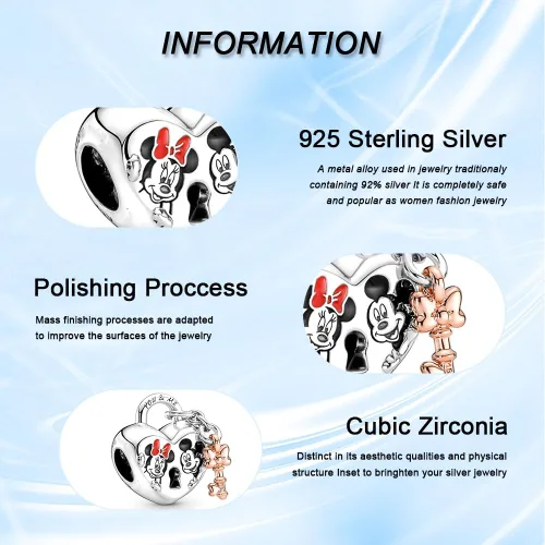 Vista 2 de Birth Stone Love Heart Flying House Mom Crown Balloons Smile Children Luchs Charms para pulseras de plata de ley 925, collares, regalos de joyería