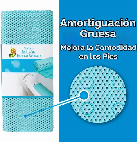 Vista 2 de Duck Brand 393477 Softex Tapete para baño 17 pulgadas x 36 pulgadas, 393478