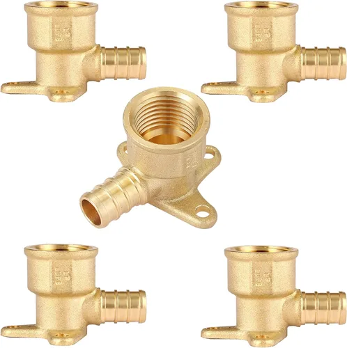 Vista 9 de 10 piezas HeSun 1/2 "PEX Crimp x 1/2" Hembra NPT Drop Ear Codo