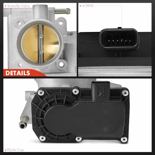 Vista 7 de A-Premium Conjunto de cuerpo electrónico del acelerador compatible con Mazda 3 2010-2013, 3 Sport 2010-2013, 6 2009-2013, 5 2012-2015, CX-7