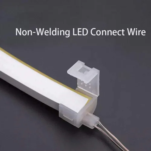 Vista 7 de 99 Lighting 10 piezas 12V conector de neón LED sin soldadura Accesorios para Conectar Flex de Cuerda de Neón de 6x12mm (para 6x12mm)