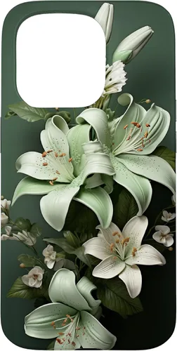 Vista 14 de Funda para iPhone 12 mini Sage green Wildflower Aesthetic Flower
