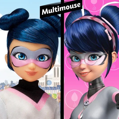 Vista 6 de Muñeca de Moda Ladybug Multimouse Milagrosa de Miraculous por Playmates Toys