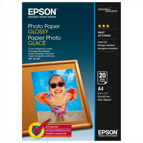 Vista 6 de Epson C13S042155 Premium - Papel fotográfico brillante - Papel fotográfico brillante - A4 (8.268 x 11.693 in) - 15 hojas