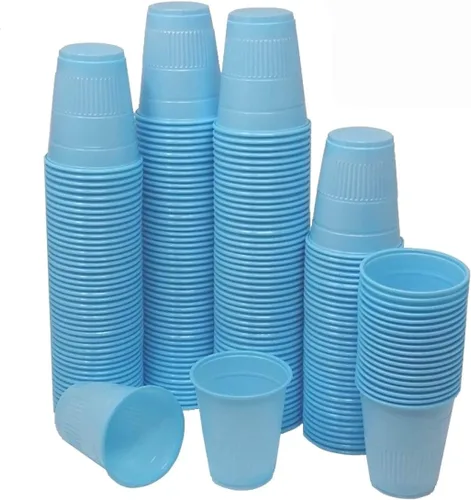 Vista 12 de TashiBox Vasos de plástico desechables para fiestas de 12 oz (rojo, 100)