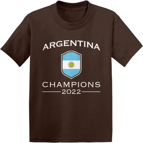 Vista 22 de Argentina Champions 2022 - Camiseta de algodón para bebés/niños pequeños