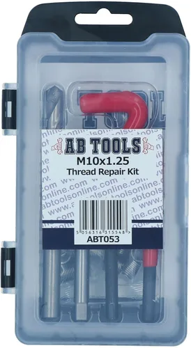 Vista 4 de AB Tools M10 x 0.049 in Kit de reparación de rosca/helicoil 9pc conjunto dañado hilo AN019