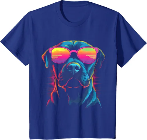 Vista 45 de Pit Bull Mom Dog Lover Colorido Artistic Pitbull Owner - Camiseta para mujer, Negro