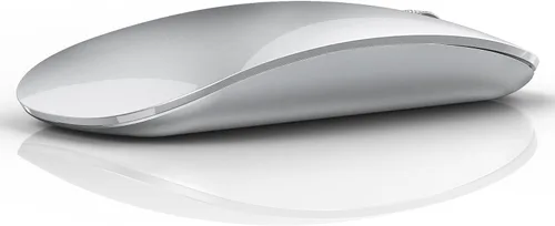 Vista 7 de TENMOS M18 Mouse Bluetooth, mouse inalámbrico recargable USB C, mouse silencioso de triple modo (Bluetooth dual+USB) para computadora, portátil