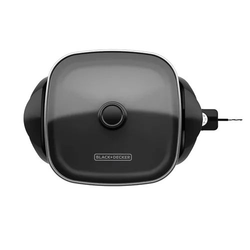 Vista 3 de Black & Decker sartén eléctrico, Negro