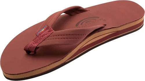 Vista 10 de Rainbow Sandals - Sandalias de cuero para hombre, doble capa con soporte de arco Buckskin