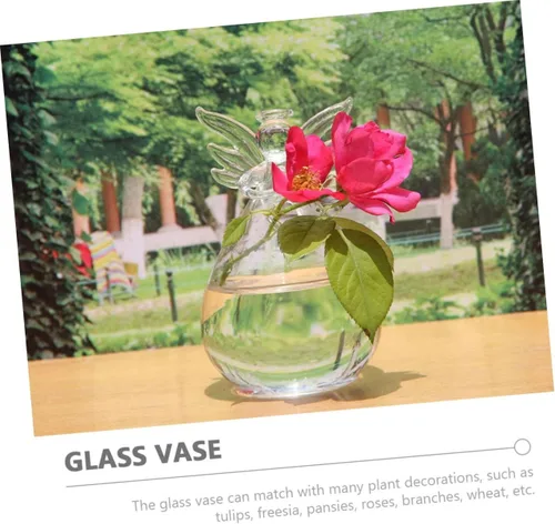 Vista 4 de YARNOW 8 piezas de cristal para terrario de flores, florero para flores, maceta hidropónica, jarrones decorativos, decoración del hogar, jarrones