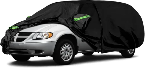 Vista 12 de [Usado] Fundas impermeables para automóvil compatibles con Toyota MR2 1984-2007, 6 capas para todo tipo de clima, con puerta con cremallera y bandas