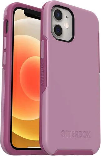 Vista 9 de OtterBox Symmetry Clear Series - Funda para iPhone 12 Mini, embalaje no minorista, Enigma (negro/Enigma Graphic)