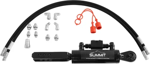 Vista 7 de Summit Hydraulics Kit de enlace lateral de doble efecto, cilindro de tractor de categoría 1