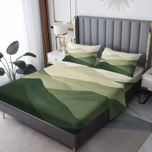 Vista 24 de Juego de sábanas tamaño individual con águila calva, sábanas de cama de águila, microfibra suave y bolsillo profundo y sábanas estampadas sin