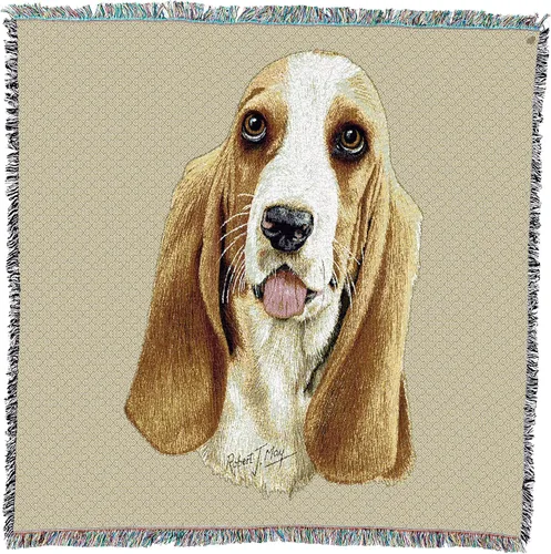 Vista 23 de Pure Country Weavers Robert May - Manta cuadrada para regazo de sabuesos afganos, regalo para los amantes de los perros, manta de tapiz tejida