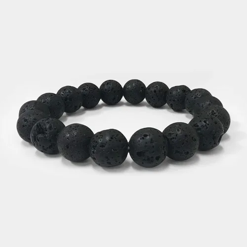 Vista 570 de Gem Avenue Handmade Round Bead Stretch Bracelet Unisex Natural Stone Beaded Jewelry for Men & Women, Elastic Wristband for Daily Wear