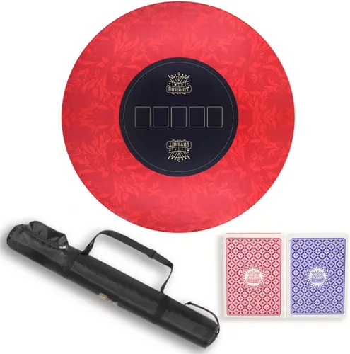 Vista 15 de GUTSHOT Alfombrilla de Póquer Plegable de Calidad de Casino Paño de Mesa de Póquer Resistente al Agua, Multi-Spandex Suave Juego Impermeable