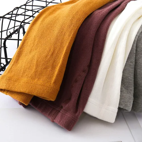 Vista 5 de Zando Acogedoras medias de algodón para bebés, mallas suaves para recién nacidos, leggings de algodón para niñas