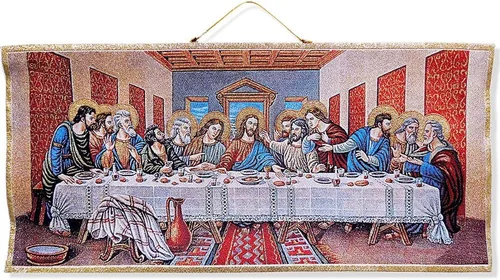 Vista 13 de Religious Gifts Icono de tapiz católico ortodoxo de San Arcángel Gabriel, 17 pulgadas
