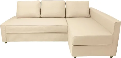 Vista 17 de IKEA Friheten - Funda de sofá cama para sofá cama pequeño, fundas de sofá para sala de estar con cojín y fundas de almohada (S-12, diván derecho)
