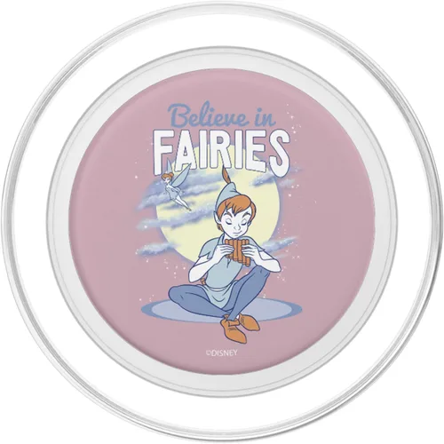 Vista 2 de Disney Peter Pan Night Sky Believe In Fairies Retrato PopSockets MagSafe PopGrip para iPhone