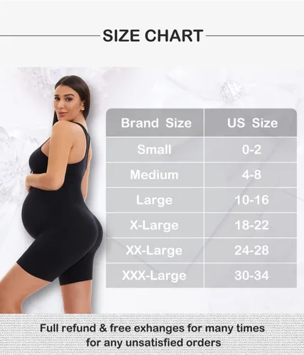 Vista 6 de KUNINDOME Fajas de maternidad sin costuras, evita rozaduras en los muslos, soporte para el vientre, S-XXXL