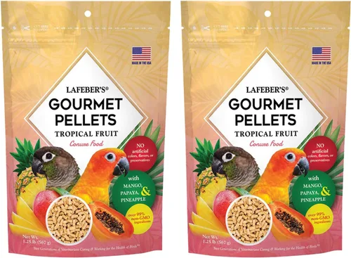 Vista 3 de LAFEBER'S Pellets gourmet de frutas tropicales, para Conures, 1.25 lb