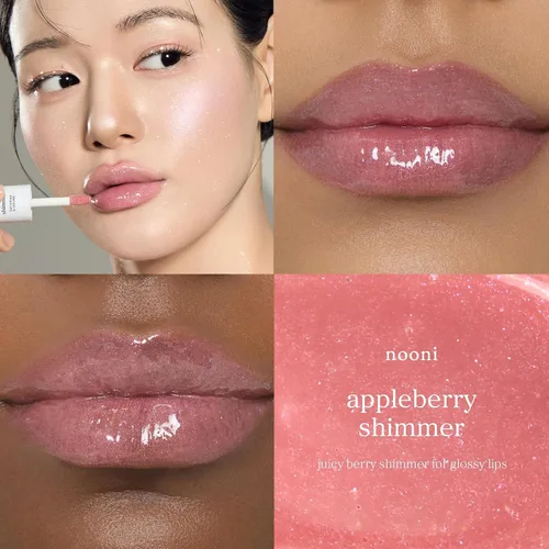 Vista 6 de NOONI Lip Oil Set 5EA - 2026 Holiday Limited Tinted Plumping Lip Gloss