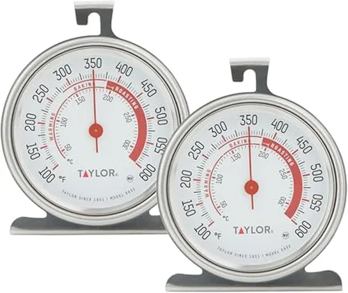 Vista 9 de Taylor Precision Products - Termómetro de esfera grande, color plateado